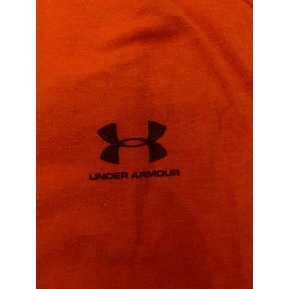 Mens Under Armour T-Shirt XXL Orange - Picture 2 of 4